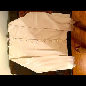 BANANA REPUBLIC CREAM COLORED CARDIGAN SWEATER
